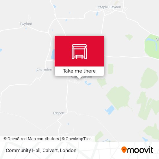 Community Hall, Calvert map