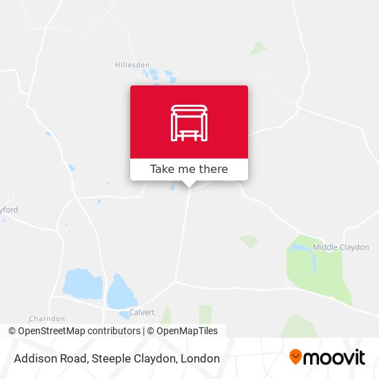 Addison Road, Steeple Claydon map