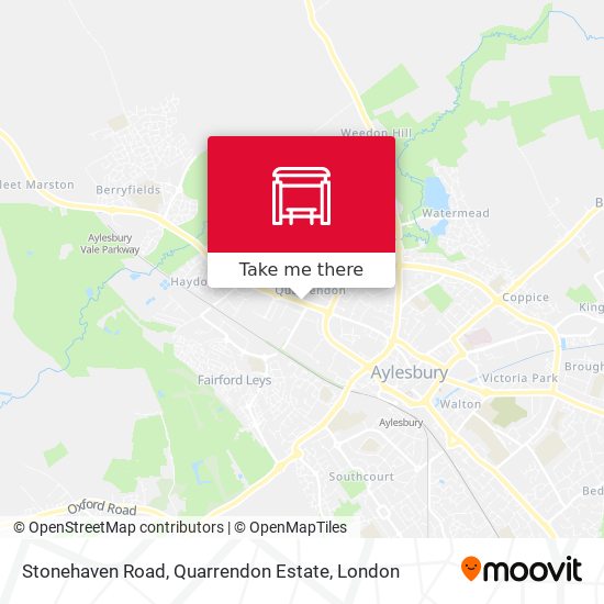 Stonehaven Road, Quarrendon Estate map