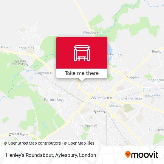 Henley's Roundabout, Aylesbury map