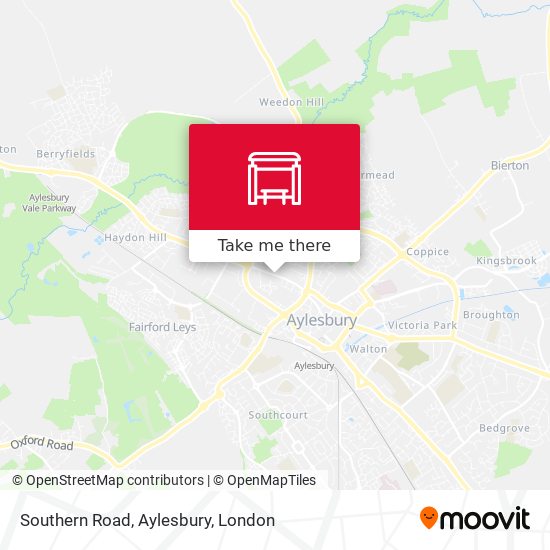 Southern Road, Aylesbury map