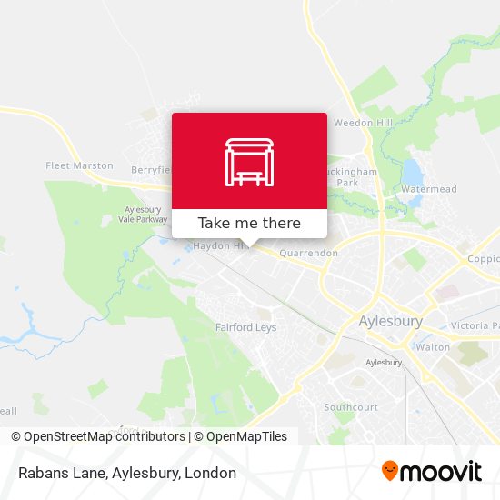 Rabans Lane, Aylesbury map
