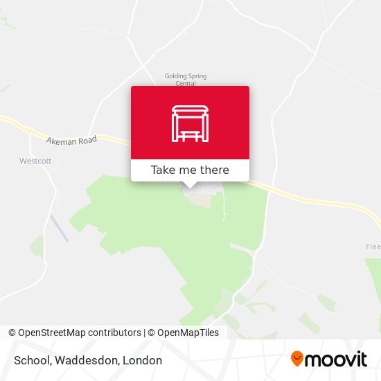 School, Waddesdon map