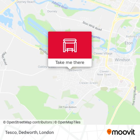 Tesco, Dedworth map