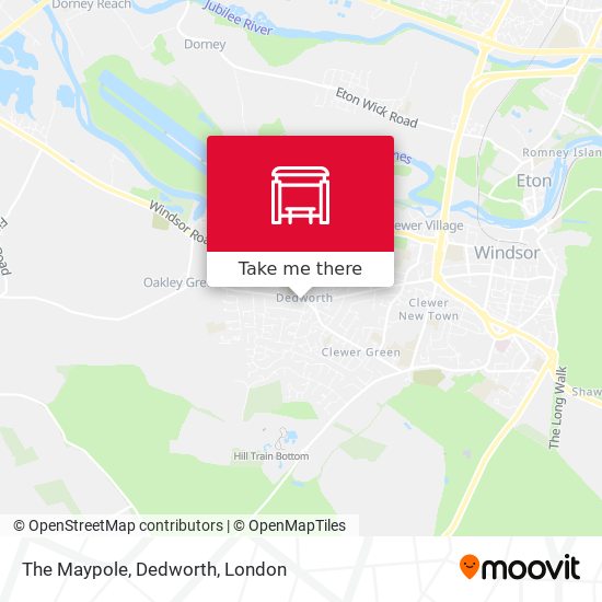 The Maypole, Dedworth map