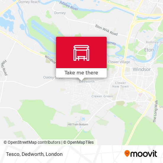 Tesco, Dedworth map