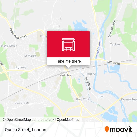 Queen Street, map