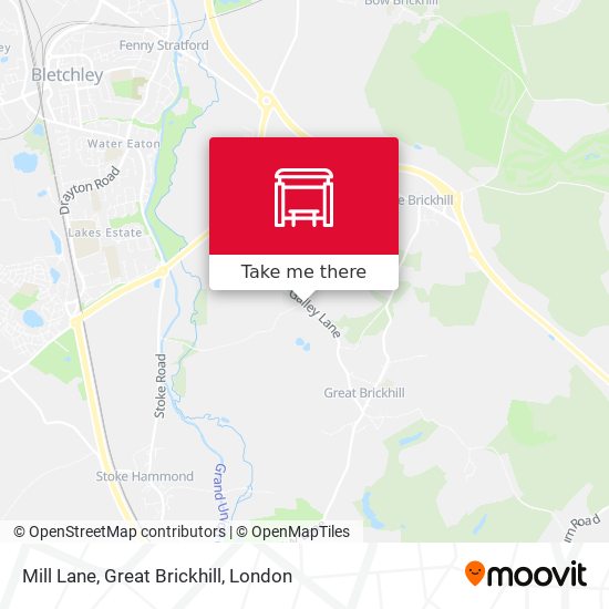 Mill Lane, Great Brickhill map