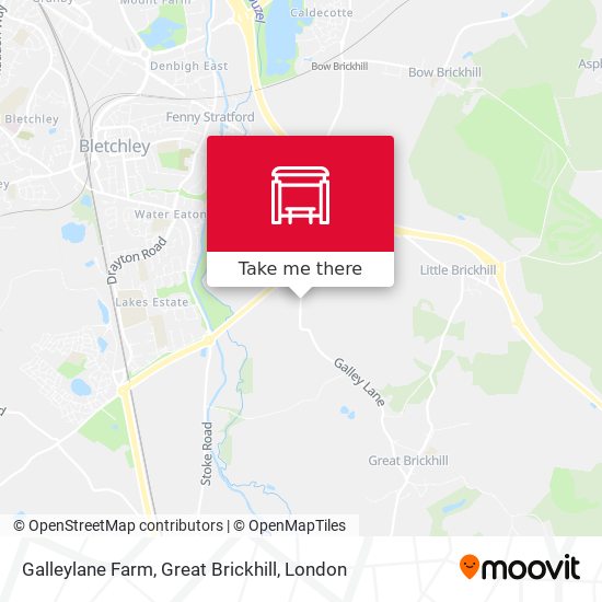 Galleylane Farm, Great Brickhill map