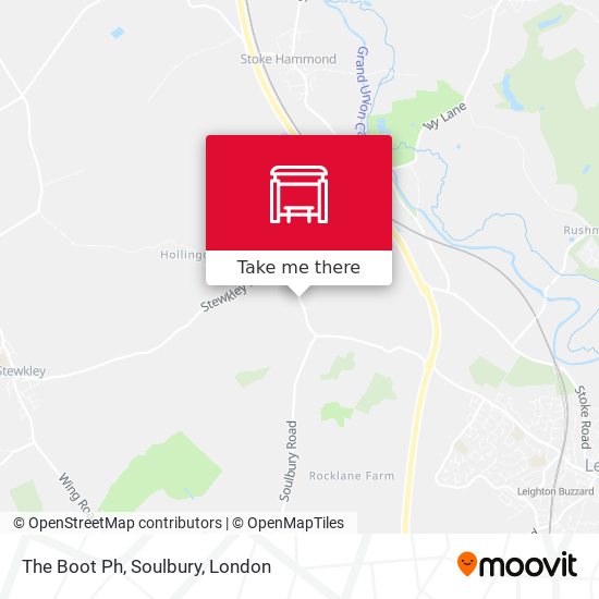 The Boot Ph, Soulbury map