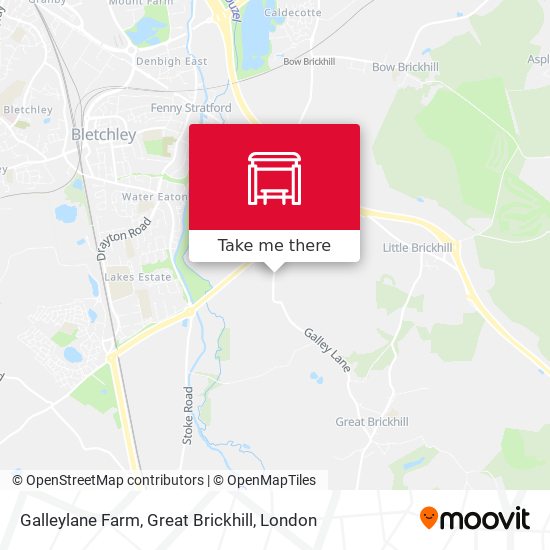 Galleylane Farm, Great Brickhill map