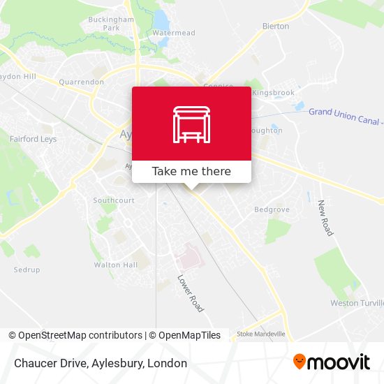 Chaucer Drive, Aylesbury map