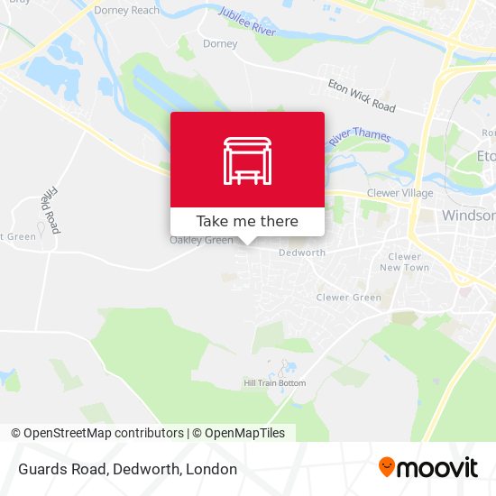 Guards Road, Dedworth map