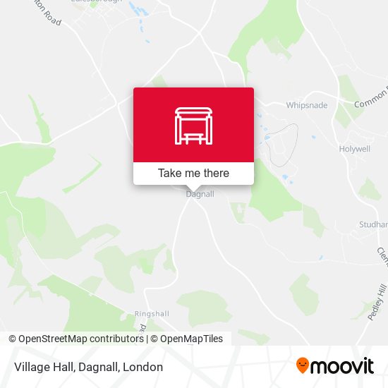 Village Hall, Dagnall map