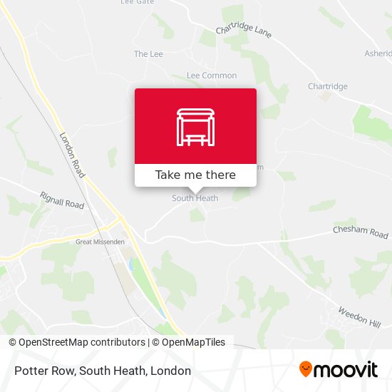 Potter Row, South Heath map