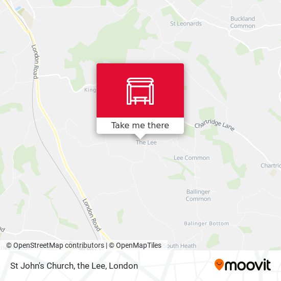 St John's Church, the Lee map