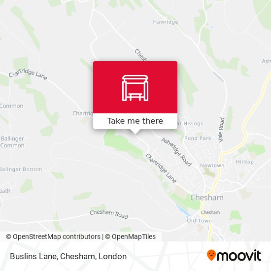Buslins Lane, Chesham map