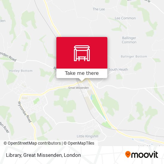 Library, Great Missenden map