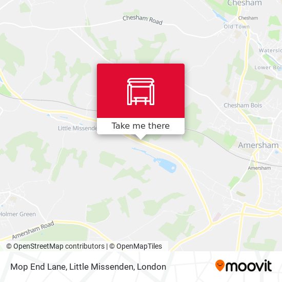 Mop End Lane, Little Missenden map