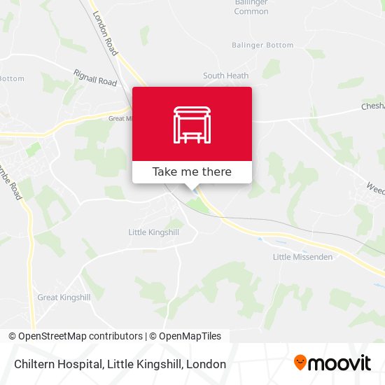 Chiltern Hospital, Little Kingshill map