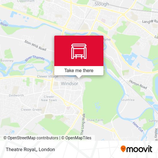 Theatre Royal, map