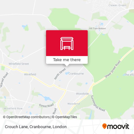 Crouch Lane, Cranbourne map