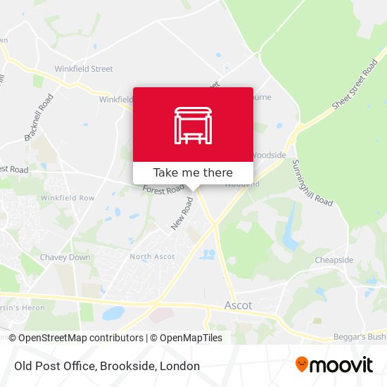Old Post Office, Brookside map