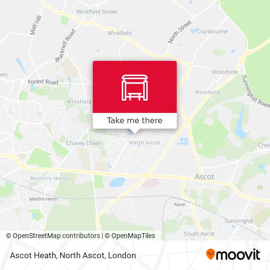 Ascot Heath, North Ascot map