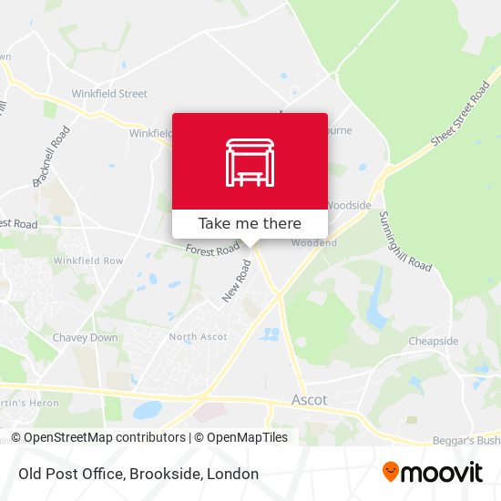 Old Post Office, Brookside map