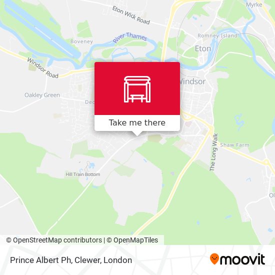 Prince Albert Ph, Clewer map
