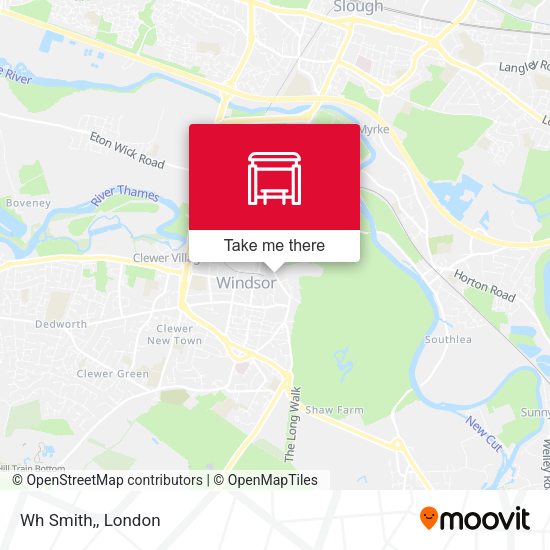 Wh Smith, map