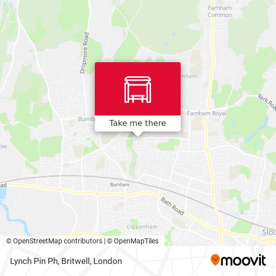 Lynch Pin Ph, Britwell map