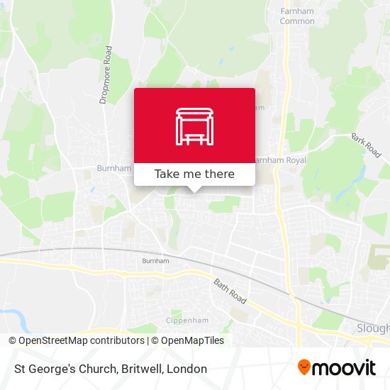 St George's Church, Britwell map