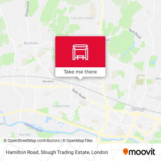 Hamilton Road, Slough Trading Estate map