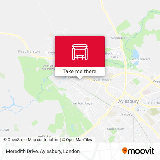 Meredith Drive, Aylesbury map