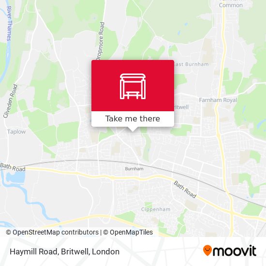 Haymill Road, Britwell map
