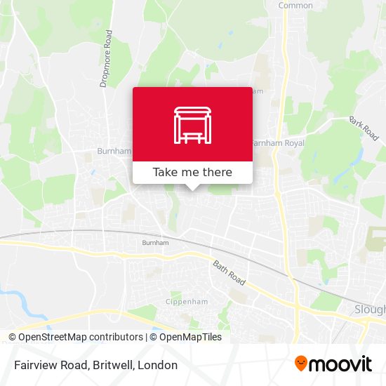 Fairview Road, Britwell map