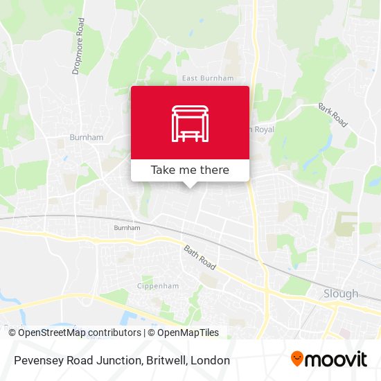 Pevensey Road Junction, Britwell map
