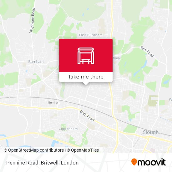 Pennine Road, Britwell map
