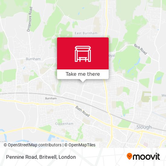 Pennine Road, Britwell map
