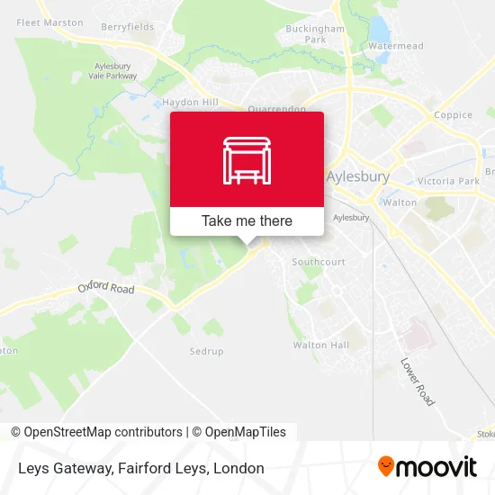 Leys Gateway, Fairford Leys map