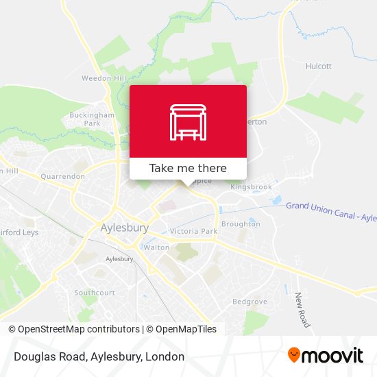 Douglas Road, Aylesbury map