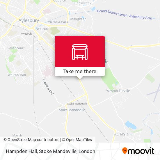 Hampden Hall, Stoke Mandeville map