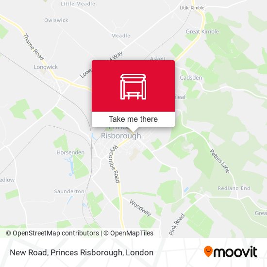 New Road, Princes Risborough map