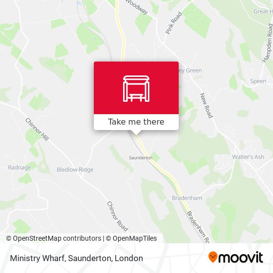Ministry Wharf, Saunderton map