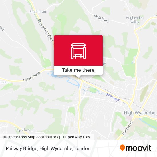 Railway Bridge, High Wycombe map