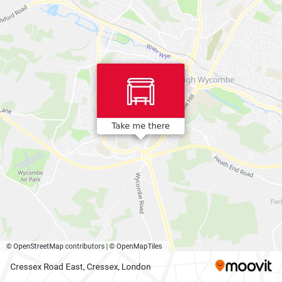 Cressex Road East, Cressex map