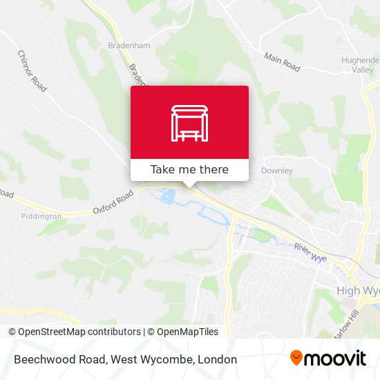Beechwood Road, West Wycombe map
