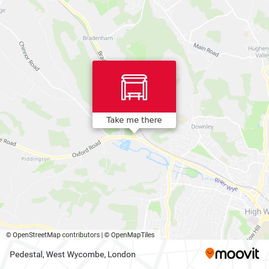 Pedestal, West Wycombe map