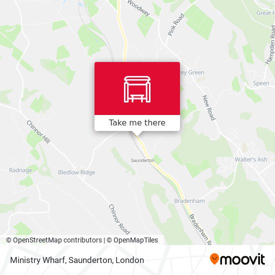 Ministry Wharf, Saunderton map